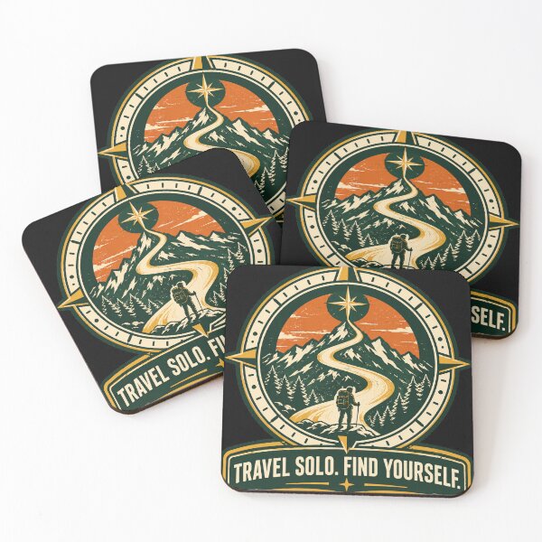 Item preview, Copy of Solo Traveler Compass Badge – North Star Adventure Emblem designed and sold by dhmnee.