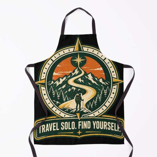 Item preview, Copy of Solo Traveler Compass Badge – North Star Adventure Emblem designed and sold by dhmnee.