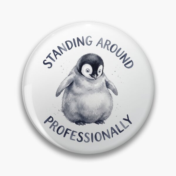 Item preview, Standing Around Professionally Funny Penguin  designed and sold by Digitalphoto4u.