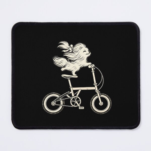 Item preview, Born to Ride – Cute Maltese Dog on a Bike designed and sold by NomadIdeasCo.