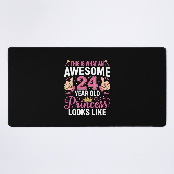 Item preview, This Is What An Awesome 24 Year Old Princess Looks Like Twenty Fourth Birthday Celebration For Women designed and sold by PopStars1993.