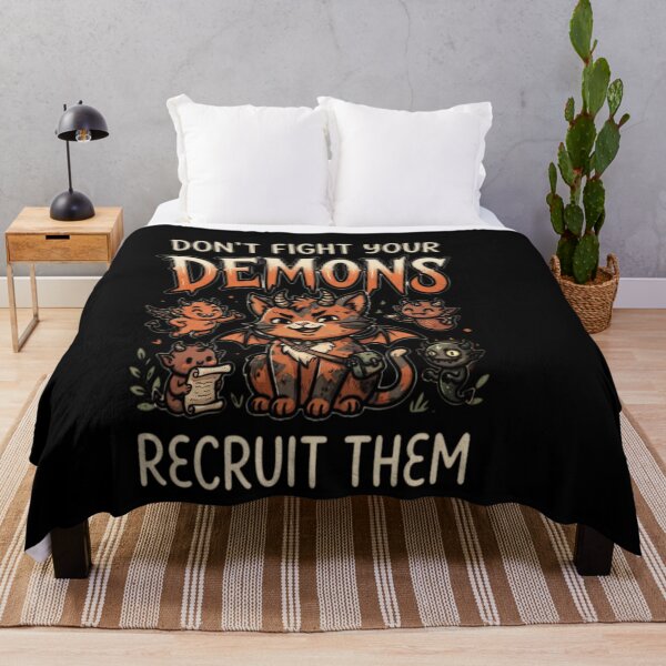 Item preview, Recruit Your Demons - Cute Evil Cat Gift designed and sold by assumrapplv.