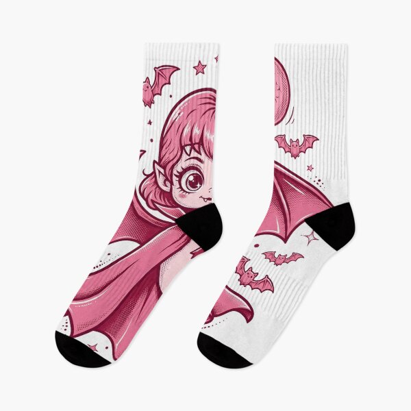 Item preview, Pink Vampire Girl – Cute Pink Halloween & Breast Cancer Awareness designed and sold by BoldcreationsM.