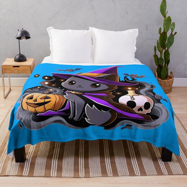 Item preview, Retro Halloween 2026 Witch Cat Spooky Season Cozier designed and sold by Pawzenix.