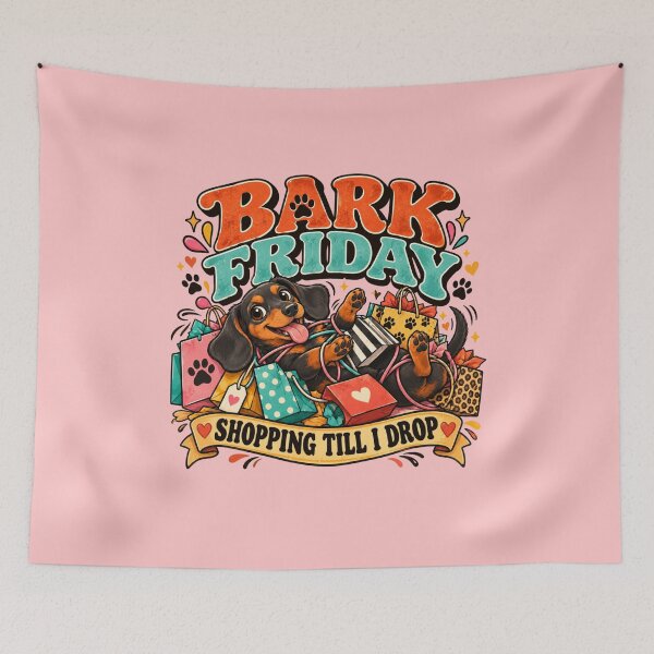 Item preview, Funny Dog Shopping Lover Bark Friday Thanksgiving Black Friday Deal designed and sold by Im-Ara.