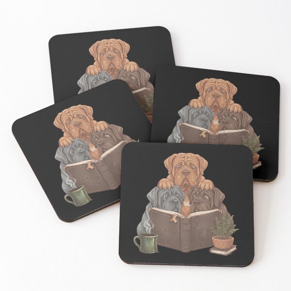 Item preview, Vintage Neapolitan Mastiff Reading Book Funny Dog Lover designed and sold by dian-rody-crest.