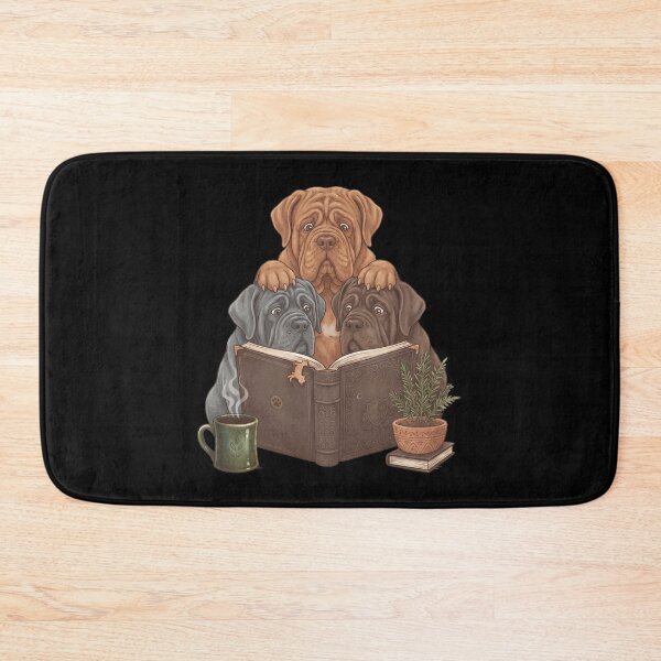 Item preview, Vintage Neapolitan Mastiff Reading Book Funny Dog Lover designed and sold by dian-rody-crest.