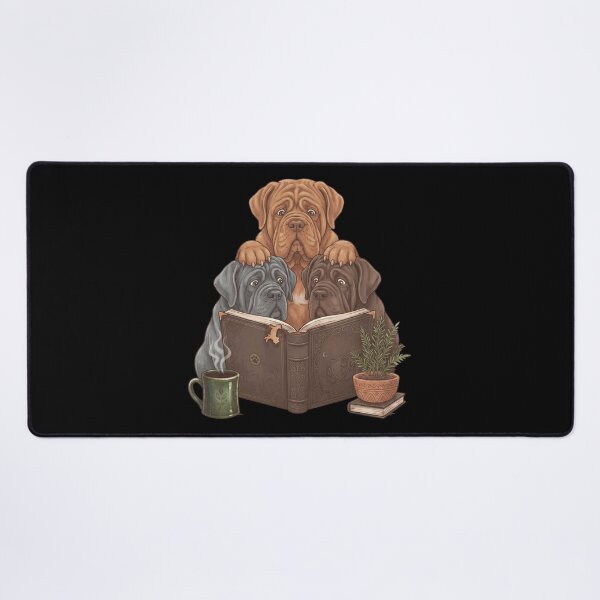 Item preview, Vintage Neapolitan Mastiff Reading Book Funny Dog Lover designed and sold by dian-rody-crest.
