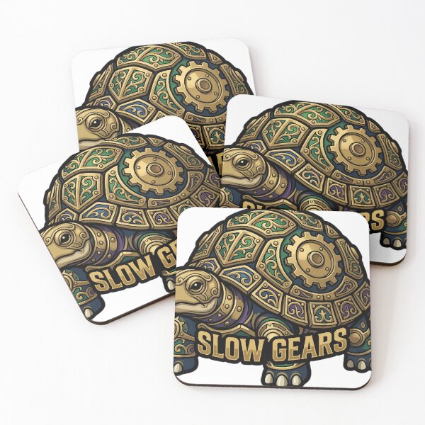 Item preview, Gothic Slow Gears Tortoise - Steampunk Tortoise Art designed and sold by IllumeInk.