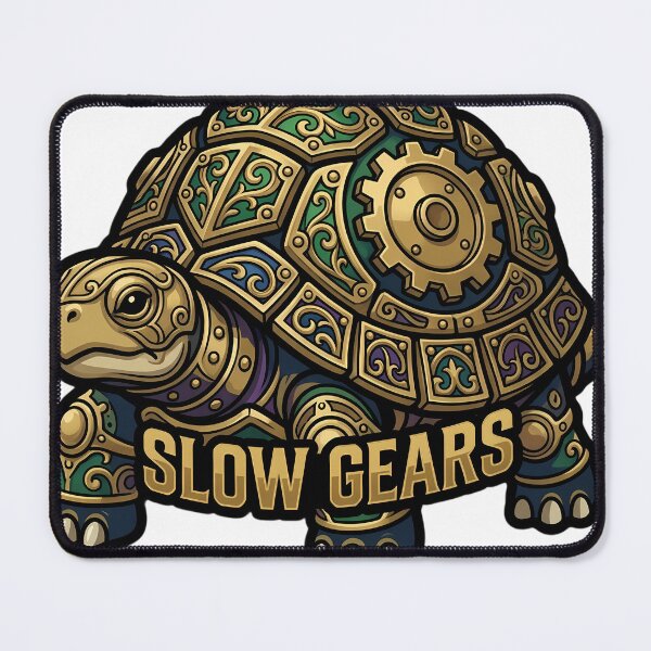 Item preview, Gothic Slow Gears Tortoise - Steampunk Tortoise Art designed and sold by IllumeInk.