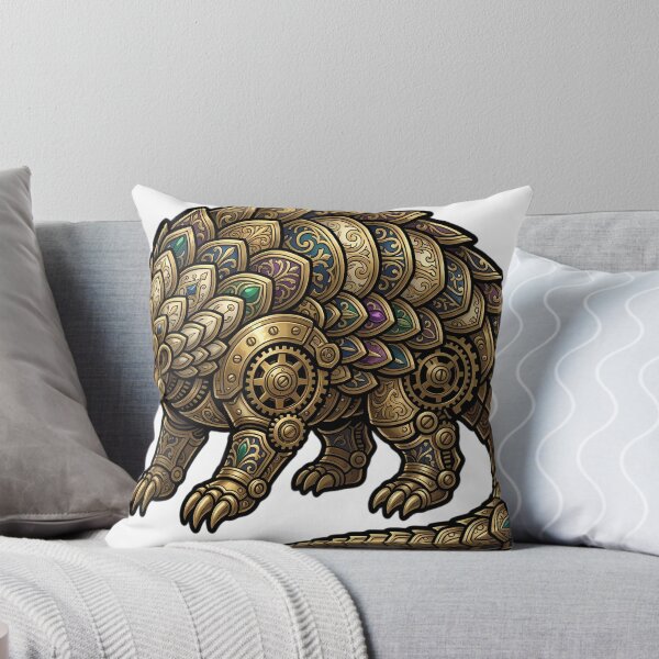 Item preview, Gothic Clockwork Pangolin - Steampunk Pangolin Art designed and sold by IllumeInk.