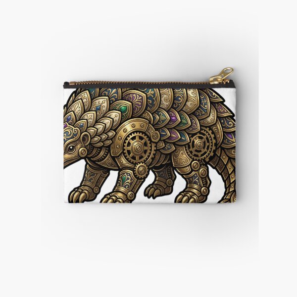 Item preview, Gothic Clockwork Pangolin - Steampunk Pangolin Art designed and sold by IllumeInk.