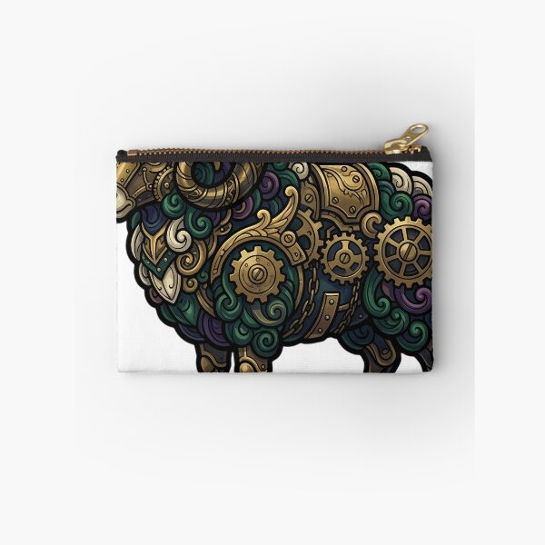 Item preview, Gothic Clockwork Ram - Steampunk Ram Art designed and sold by IllumeInk.