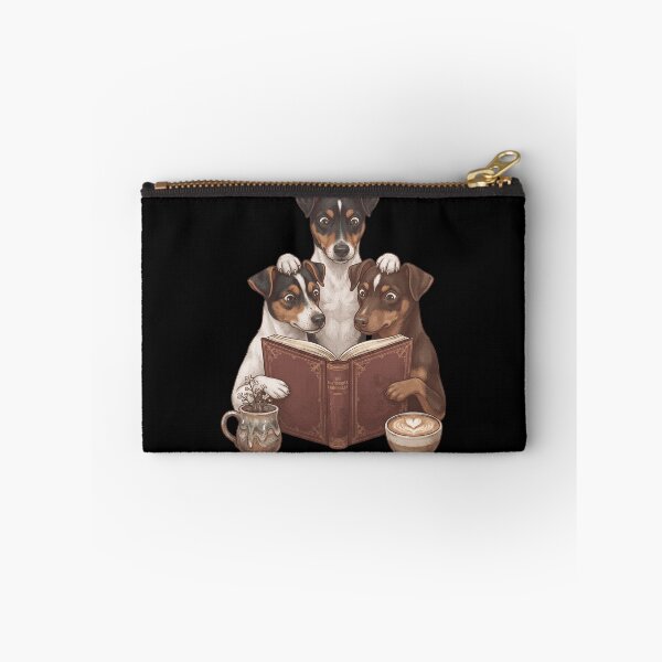 Item preview, Vintage Rat Terrier Reading Book Funny Dog Lover designed and sold by dian-rody-crest.