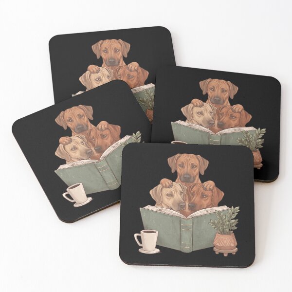 Item preview, Vintage Rhodesian Ridgeback Reading Book Funny Dog Lover designed and sold by dian-rody-crest.