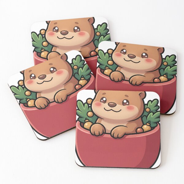 Item preview, Cute Christmas Otter in a Ceramic Mug designed and sold by pumsquare.