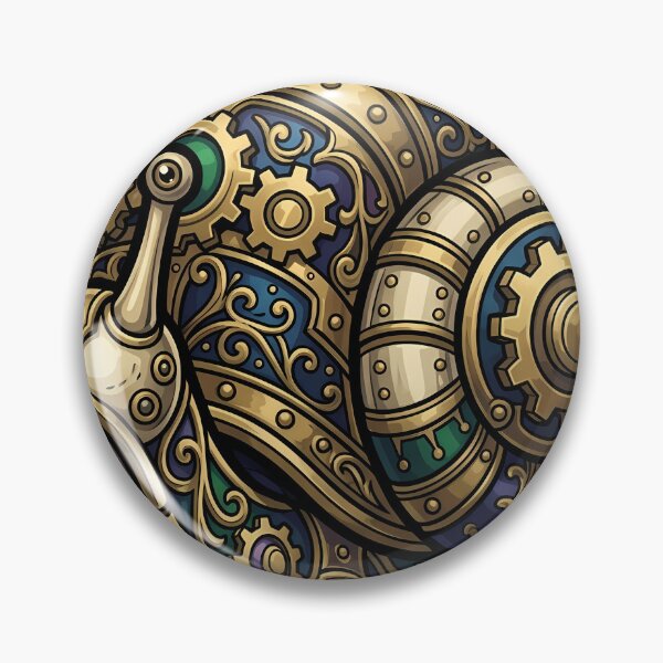 Item preview, Gothic Clockwork Snail - Steampunk Snail Art designed and sold by IllumeInk.
