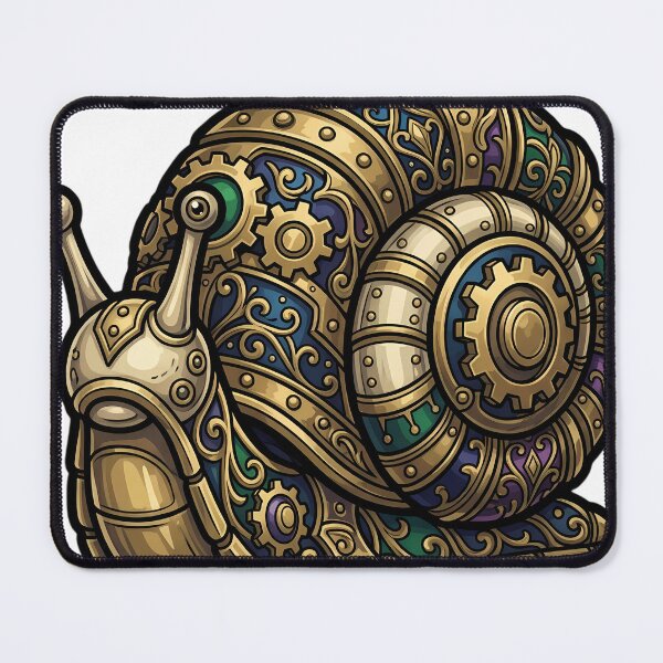 Item preview, Gothic Clockwork Snail - Steampunk Snail Art designed and sold by IllumeInk.