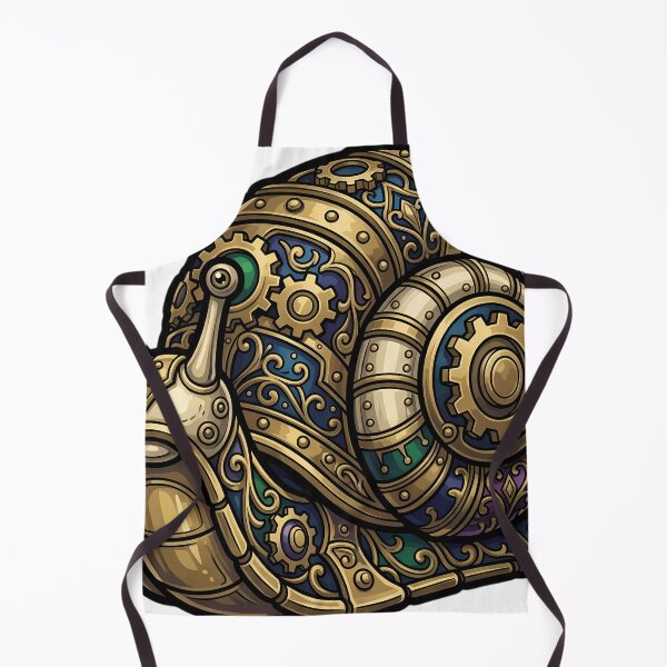 Item preview, Gothic Clockwork Snail - Steampunk Snail Art designed and sold by IllumeInk.