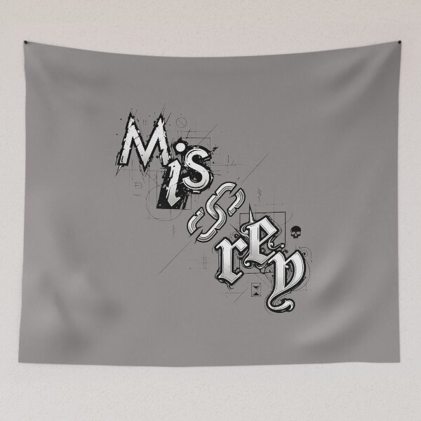 Item preview, Misery Handwritten Script Statement Garment-86 designed and sold by TrauteMoll.