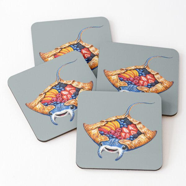 Item preview, Manta Ray Fruit Tart designed and sold by prettykaler.