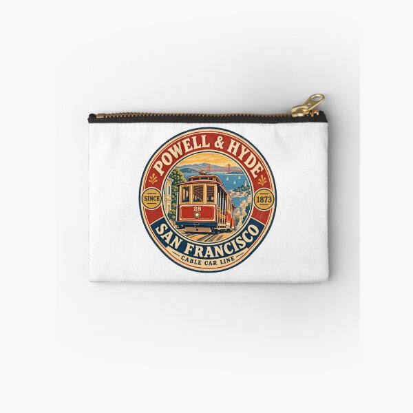 Item preview, San Francisco Powell Hyde Cable Car Vintage Transit Badge designed and sold by Globalcitytees.
