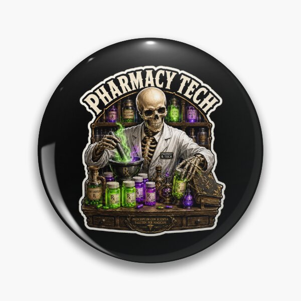 Item preview, Pharmacy Tech Skeleton Halloween Counting Bones Accurate designed and sold by BeardWave.