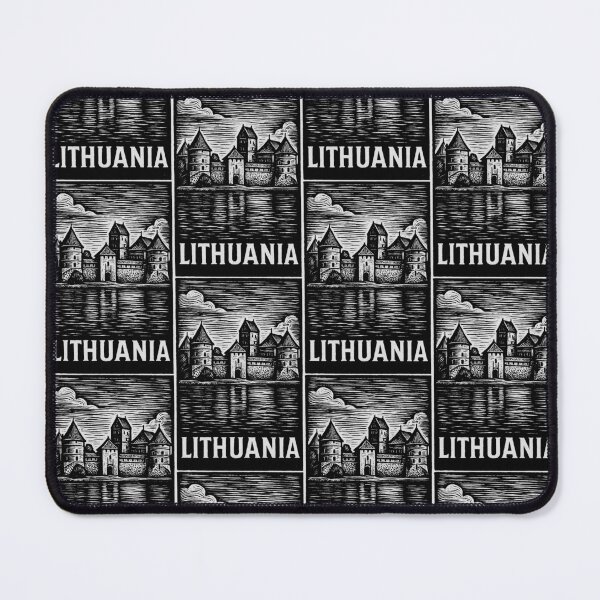 Item preview, Lithuania Linocut Style designed and sold by Thistle-TShop.