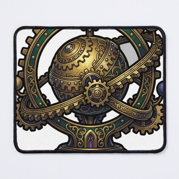 Item preview, Gothic Clockwork Orrery - Brass Steampunk Orrery Art designed and sold by IllumeInk.