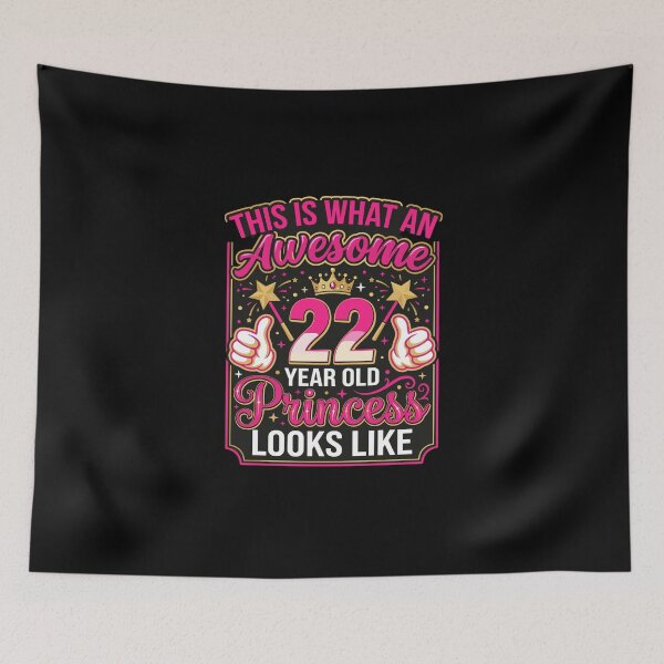 Item preview, This Is What An Awesome 22 Year Old Princess Looks Like 22nd Birthday Woman Celebration designed and sold by PopStars1993.
