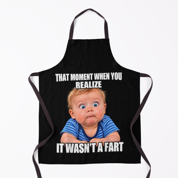 Item preview, Surprised Baby Reaction with Toilet Humor Caption designed and sold by GalenoHenley.