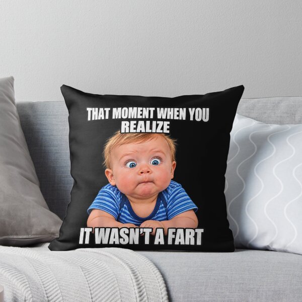 Item preview, Surprised Baby Reaction with Toilet Humor Caption designed and sold by GalenoHenley.
