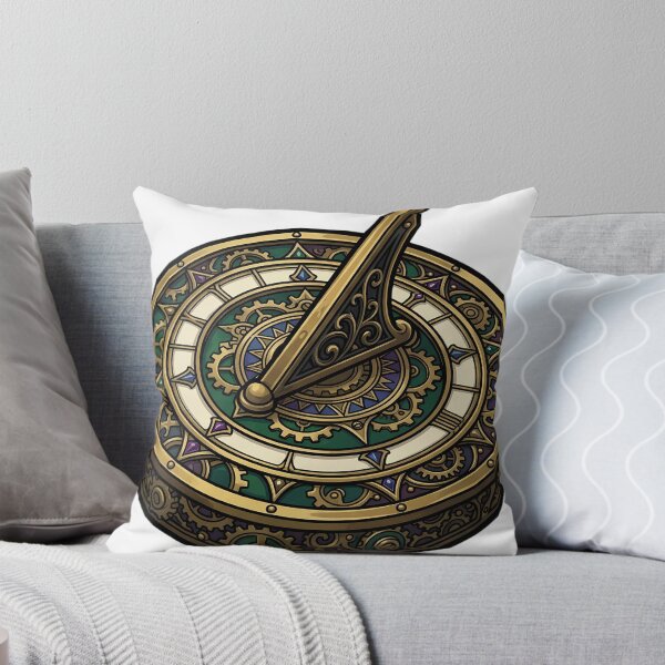 Item preview, Gothic Brass Sundial - Steampunk Sundial Clockwork Art designed and sold by IllumeInk.