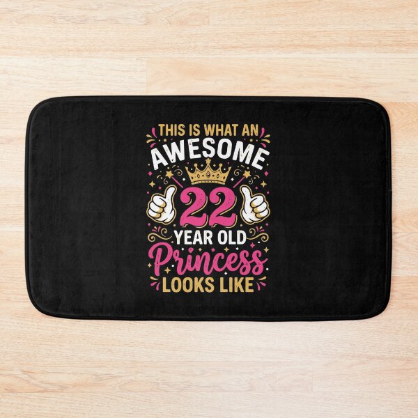 Item preview, This Is What An Awesome 22 Year Old Princess Looks Like 22nd Birthday Celebration Present designed and sold by PopStars1993.