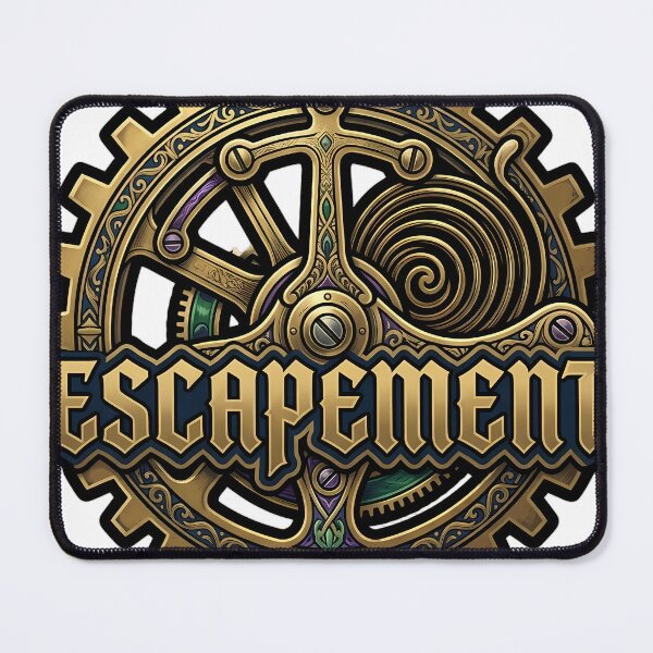 Item preview, Gothic Clockwork Escapement - Steampunk Escapement Art designed and sold by IllumeInk.