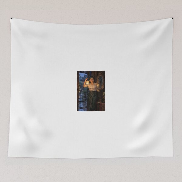 Item preview, Woman with lantern in ghost story setting designed and sold by CathryneDelamort.