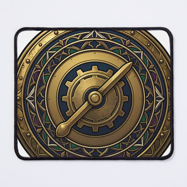 Item preview, Gothic Brass Barometer - Steampunk Clockwork Art designed and sold by IllumeInk.