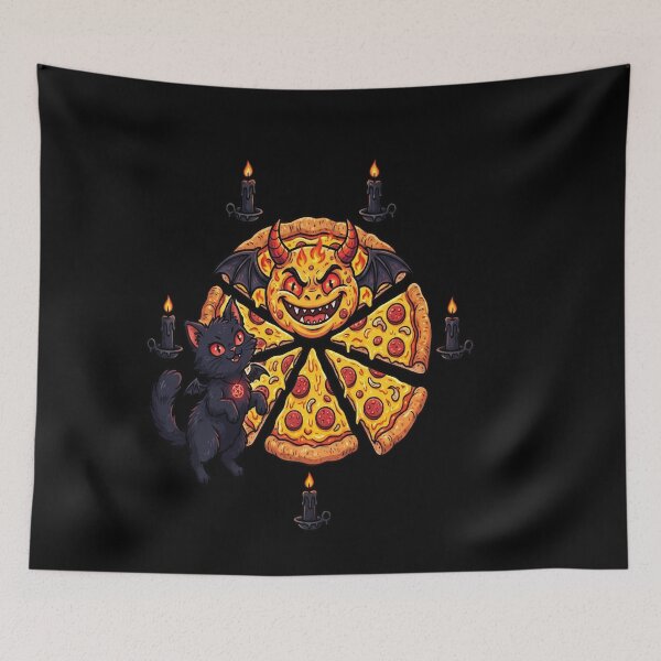 Item preview, Occult Cat – Forbidden Pizza Summoning designed and sold by assumrapplv.