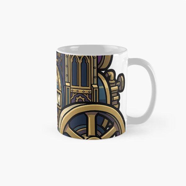 Item preview, Gothic Brass Steam Engine - Full Steam Steampunk Art designed and sold by IllumeInk.