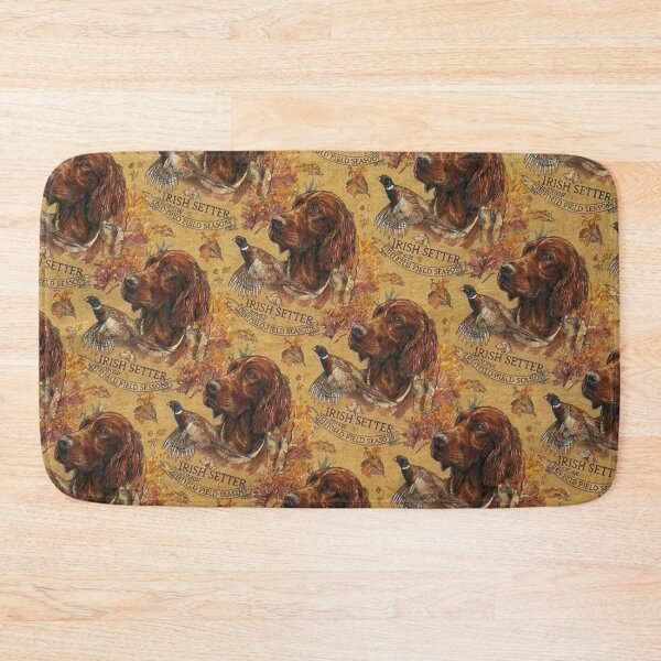 Item preview, Autumn Field Season Irish Setter & Pheasant Tapestry Print designed and sold by TammyHunterArt.