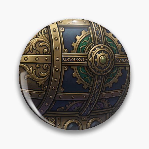 Item preview, Gothic Steampunk Airship - Brass Clockwork Art designed and sold by IllumeInk.