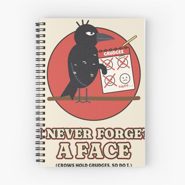Artikelvorschau, I Never Forget a Face Grudge Crow entworfen und verkauft von somebasic.