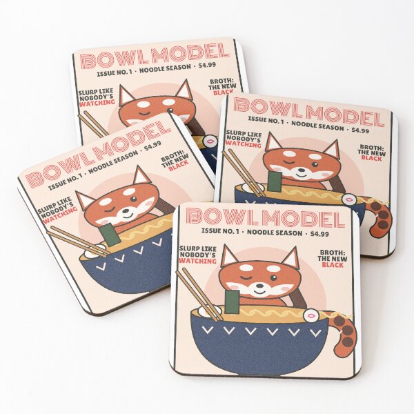 Item preview, Bowl Model Red Panda Ramen Magazine Cover designed and sold by somebasic.