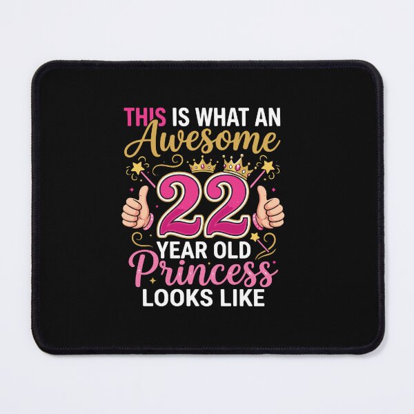 Item preview, This Is What An Awesome 22 Year Old Princess Looks Like Twenty Two Birthday Woman designed and sold by PopStars1993.