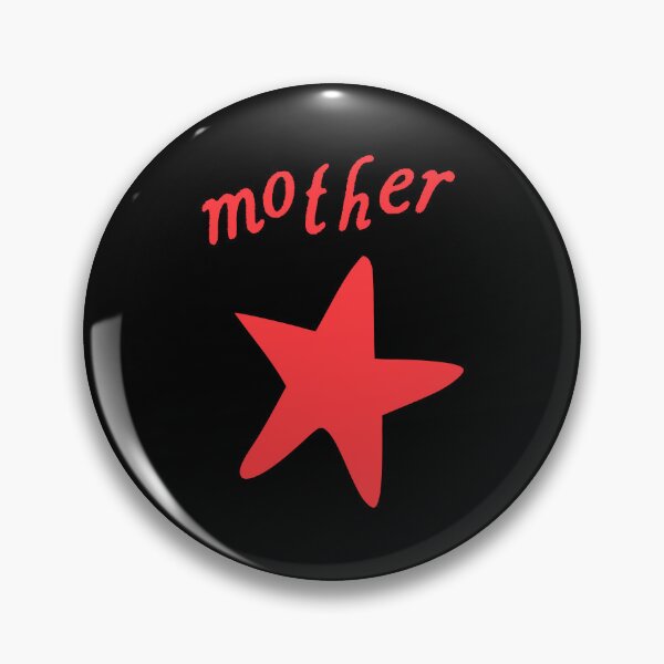 Item preview, Mother Red Star Minimalist Typography designed and sold by Remontadarnia.