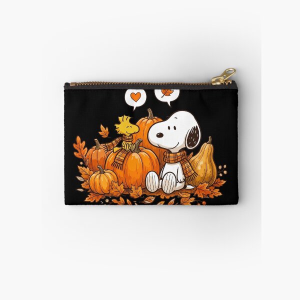 Item preview, Snoopy and Woodstock Cozy Autumn Pumpkin Patch Fall Leaves designed and sold by DamianRoy88.