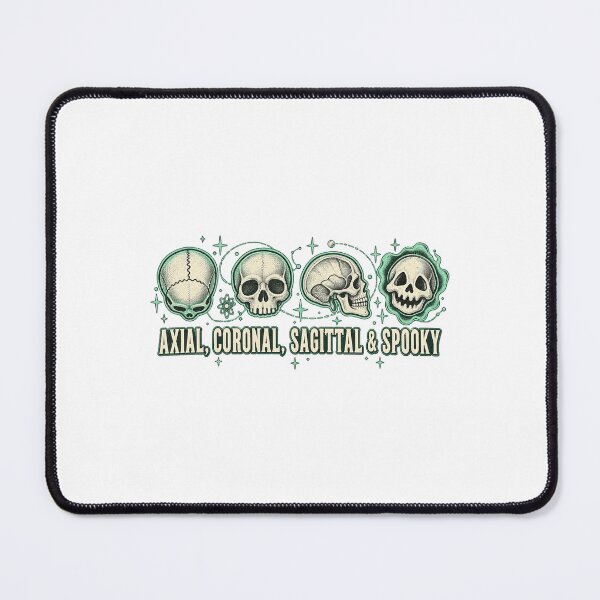 Item preview, Axial Coronal Sagittal Spooky Skull Radiology Tech Halloween designed and sold by AlexandraAz.