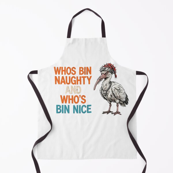 Item preview, Whos Bin Naughty And Whos Bin Nice Funny Australian Ibis Christmas Punk designed and sold by inkfluenceart.