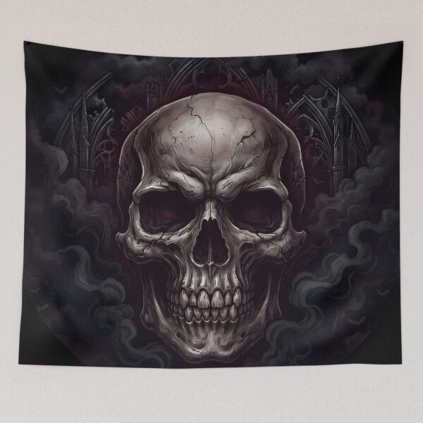 Item preview, Retro Halloween 2026 Gothic Skull Spooky Season Cozier designed and sold by Pawzenix.