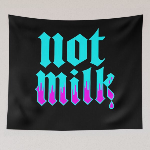 Item preview, Hot Milk Dripping Gothic Font Cyan Pink designed and sold by larsenerro.